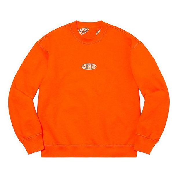 Supreme Liner Crewneck 'Orange White' SUP-SS21-767
