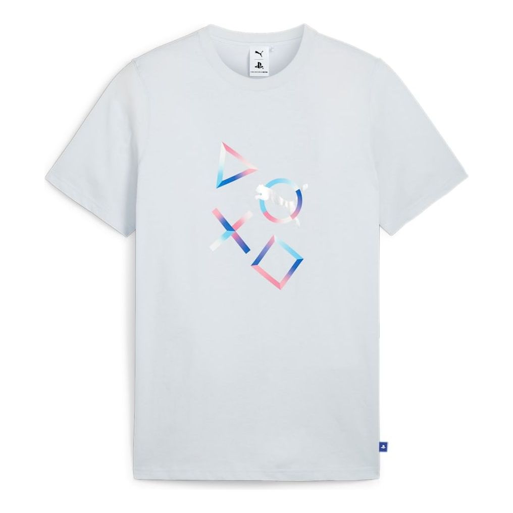 PUMA x PlayStation Graphic T-shirt 'Silver Mist' 624676-42