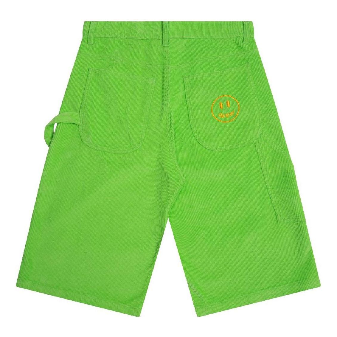 Drew House Corduroy Carpenter Shorts 'Green' DR-SS22-01