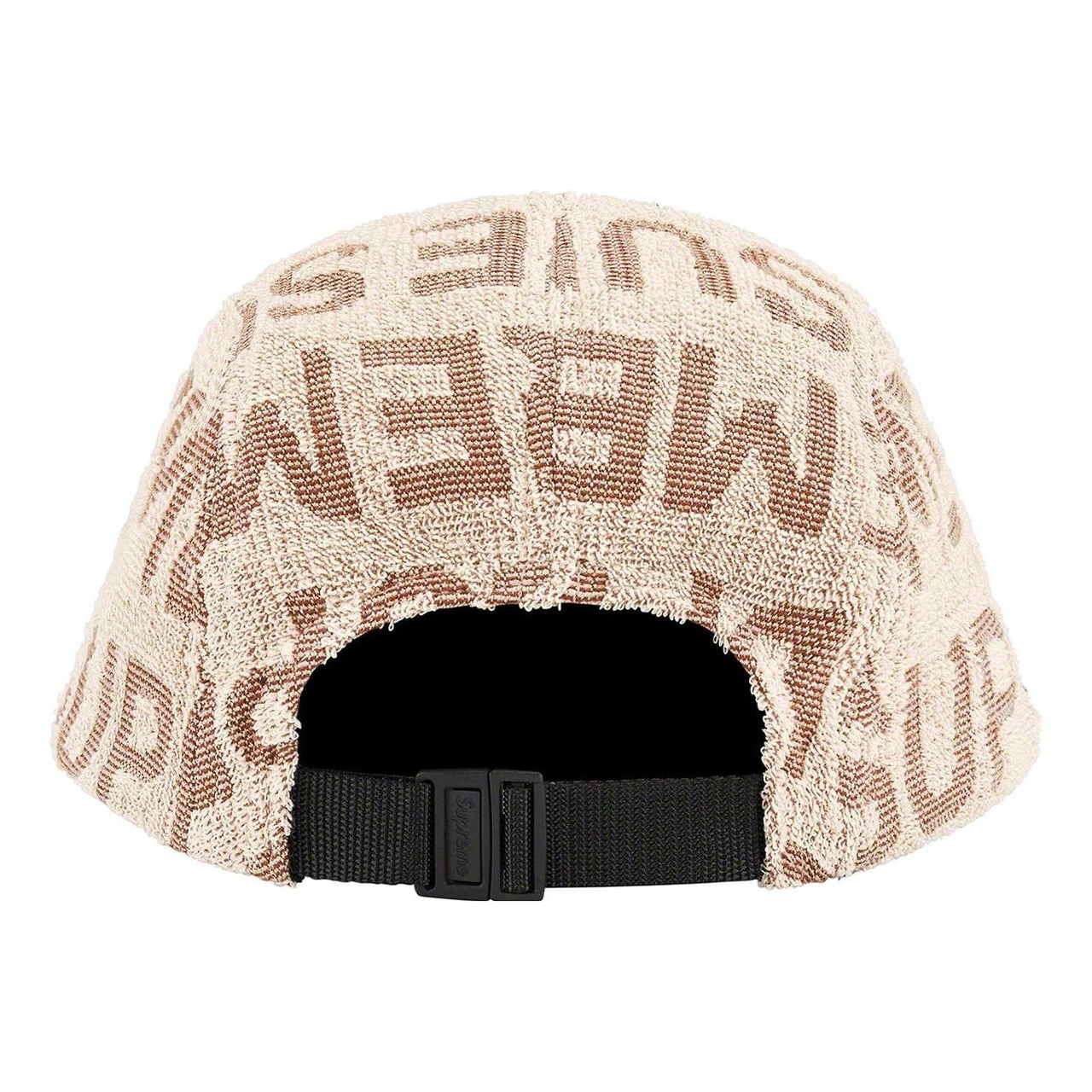 Supreme Terry Spellout Camp Cap 'Beige White' SUP-SS22-882