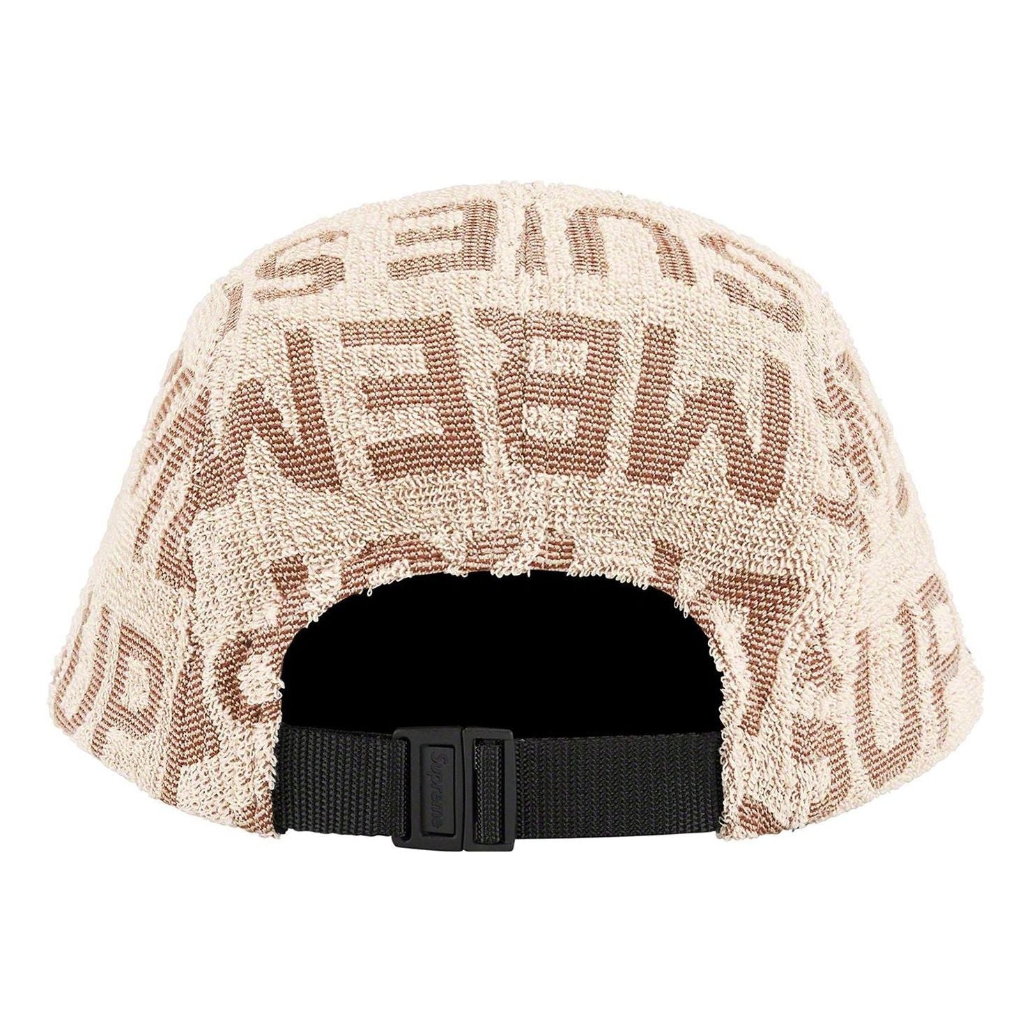 Supreme Terry Spellout Camp Cap 'Beige White' SUP-SS22-882