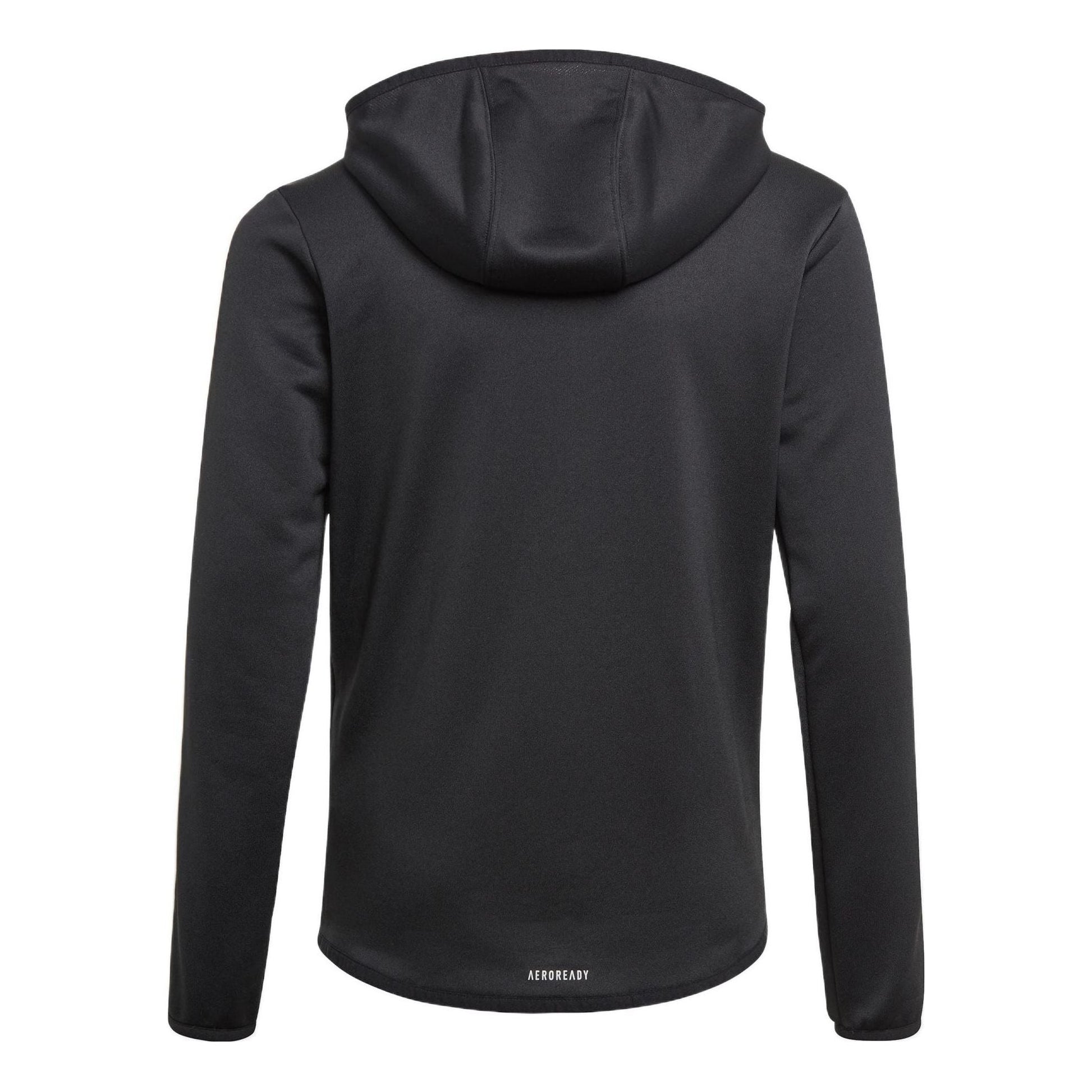 (GS) adidas Designed 2 Move 3-Stripes Hoodie Asia Sizing 'Black White' GN1500