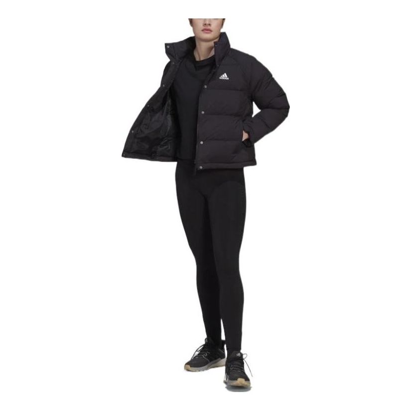 (WMNS) adidas Helionic Relaxed Down Jacket Asia Sizing 'Black' HG8696