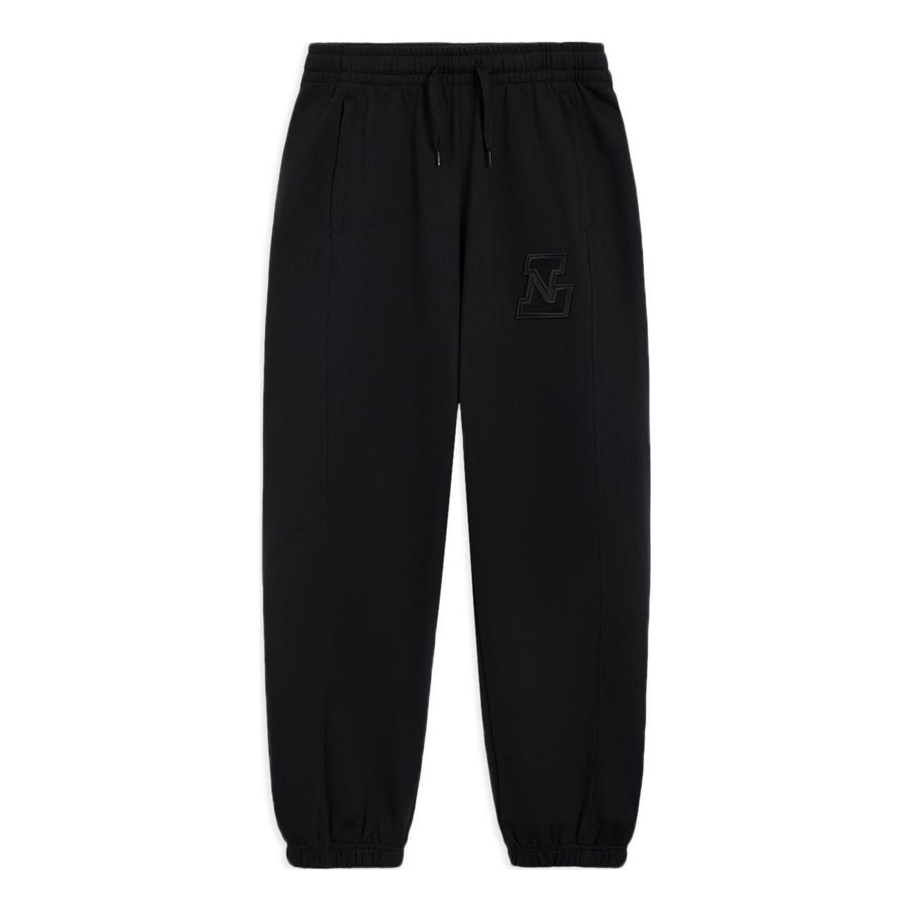 Li-Ning Embroidered Logo Joggers Sweatpants 'Black' AKLSD07-4