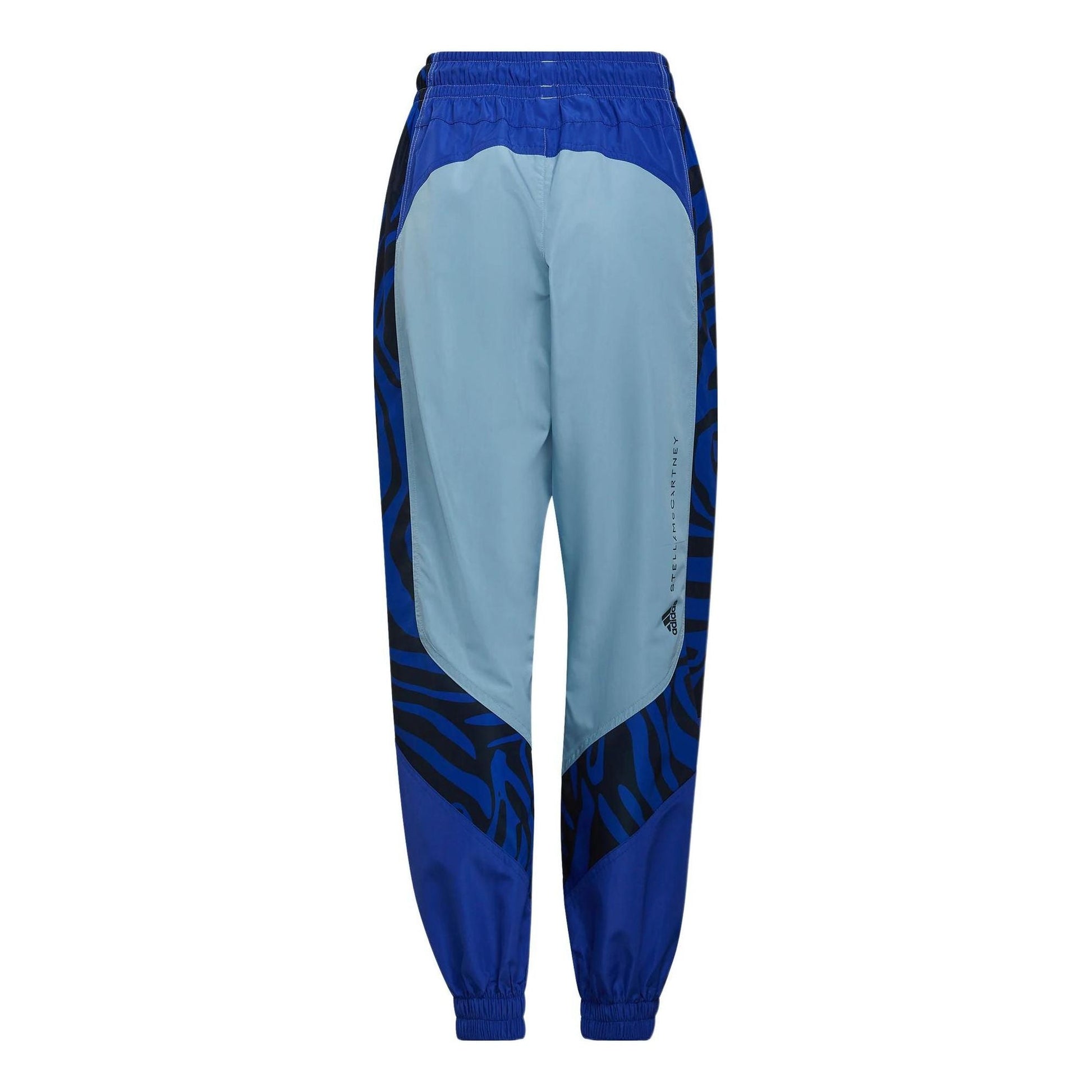 (WMNS) adidas by Stella McCartney Printed Woven Track Pants Asia Sizing 'Blue' HA8969