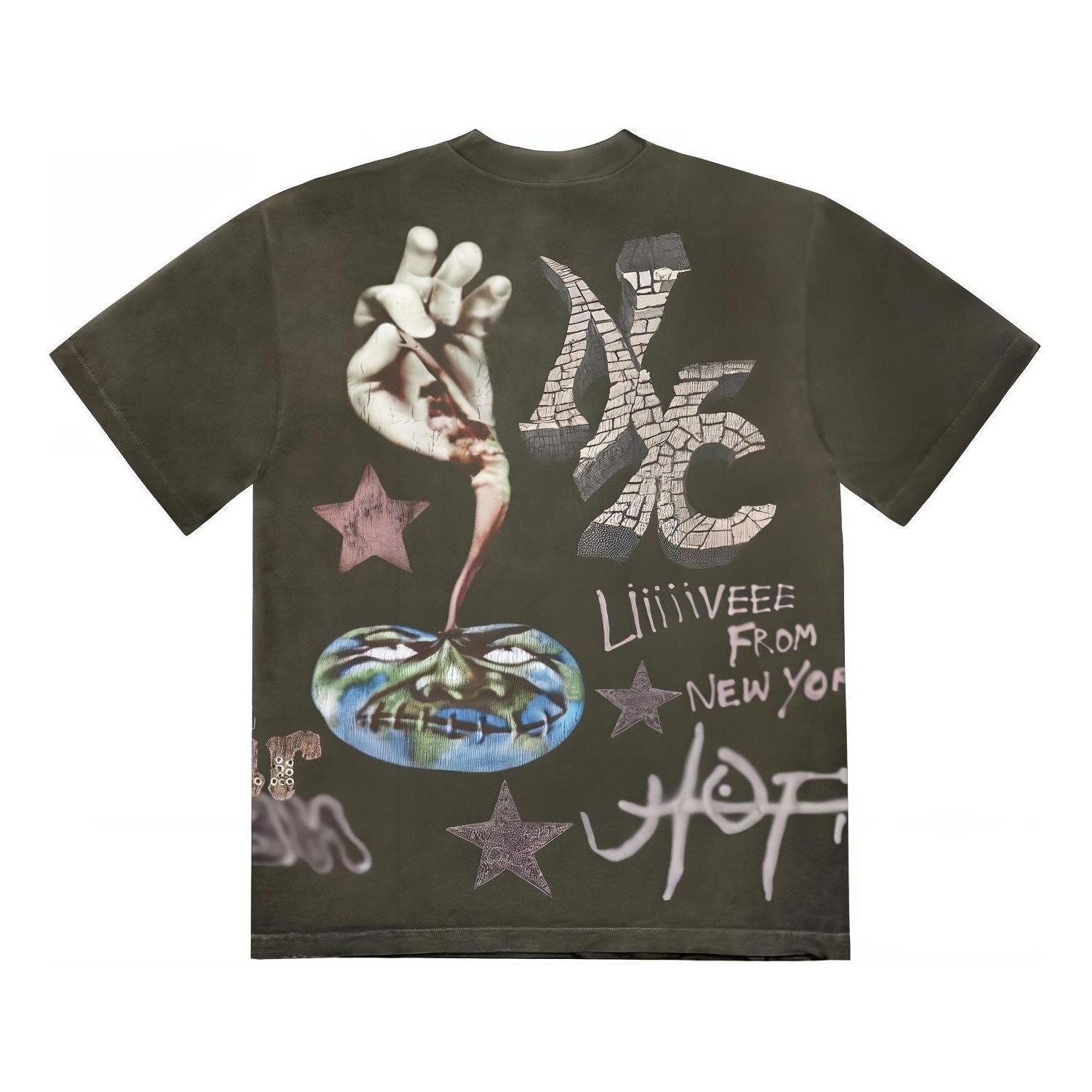 Travis Scott Utopia NYC T-Shirt 'Multicolor' TSCM-SS32