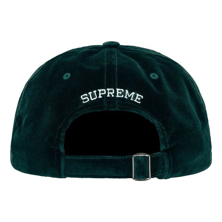 Supreme Velvet 2-Tone 6-Panel Cap 'Green Navy Pink' SUP-FW21-007