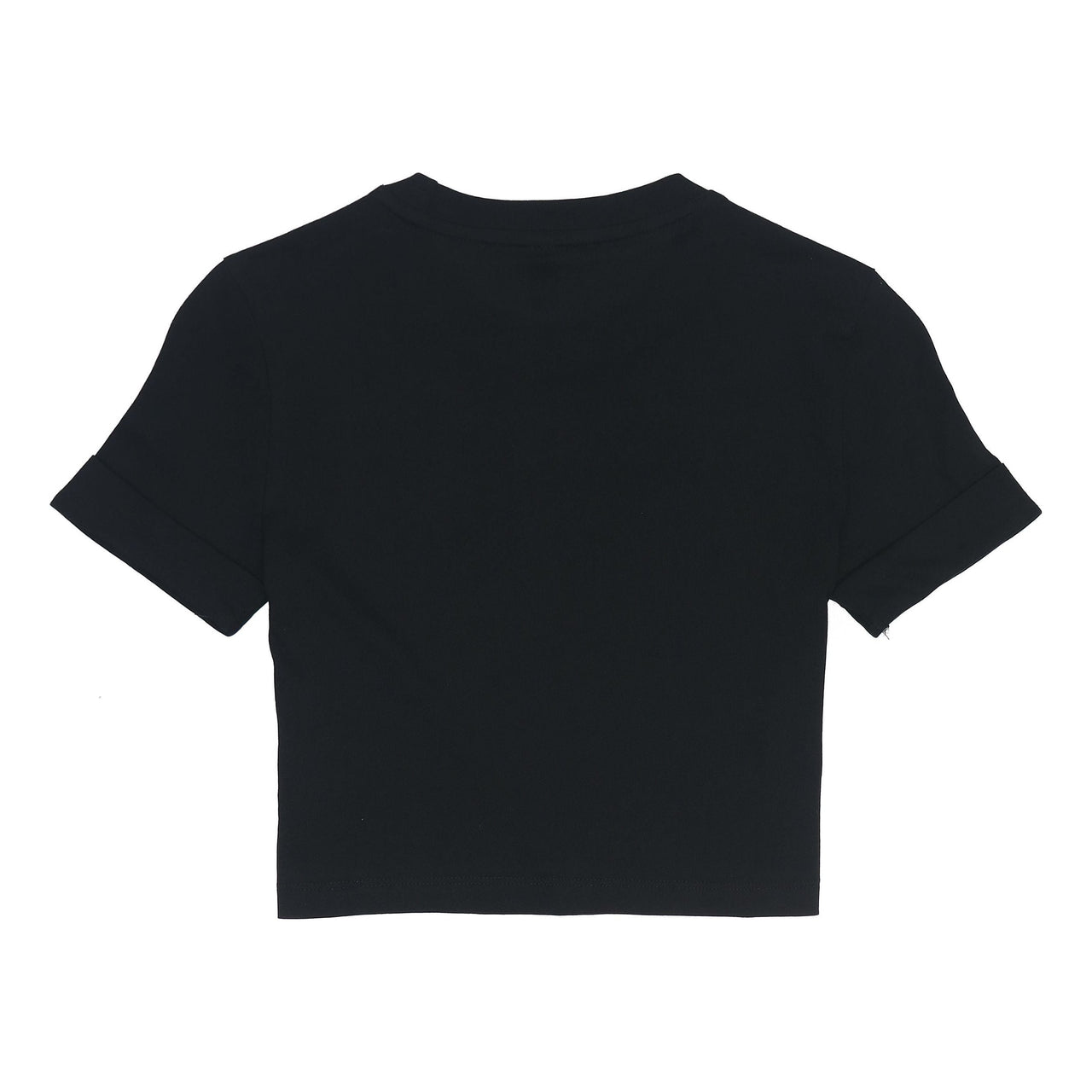 (WMNS) adidas Adicolor Classics Roll-Up Sleeve Crop Top Asia Sizing 'Black' GN2802