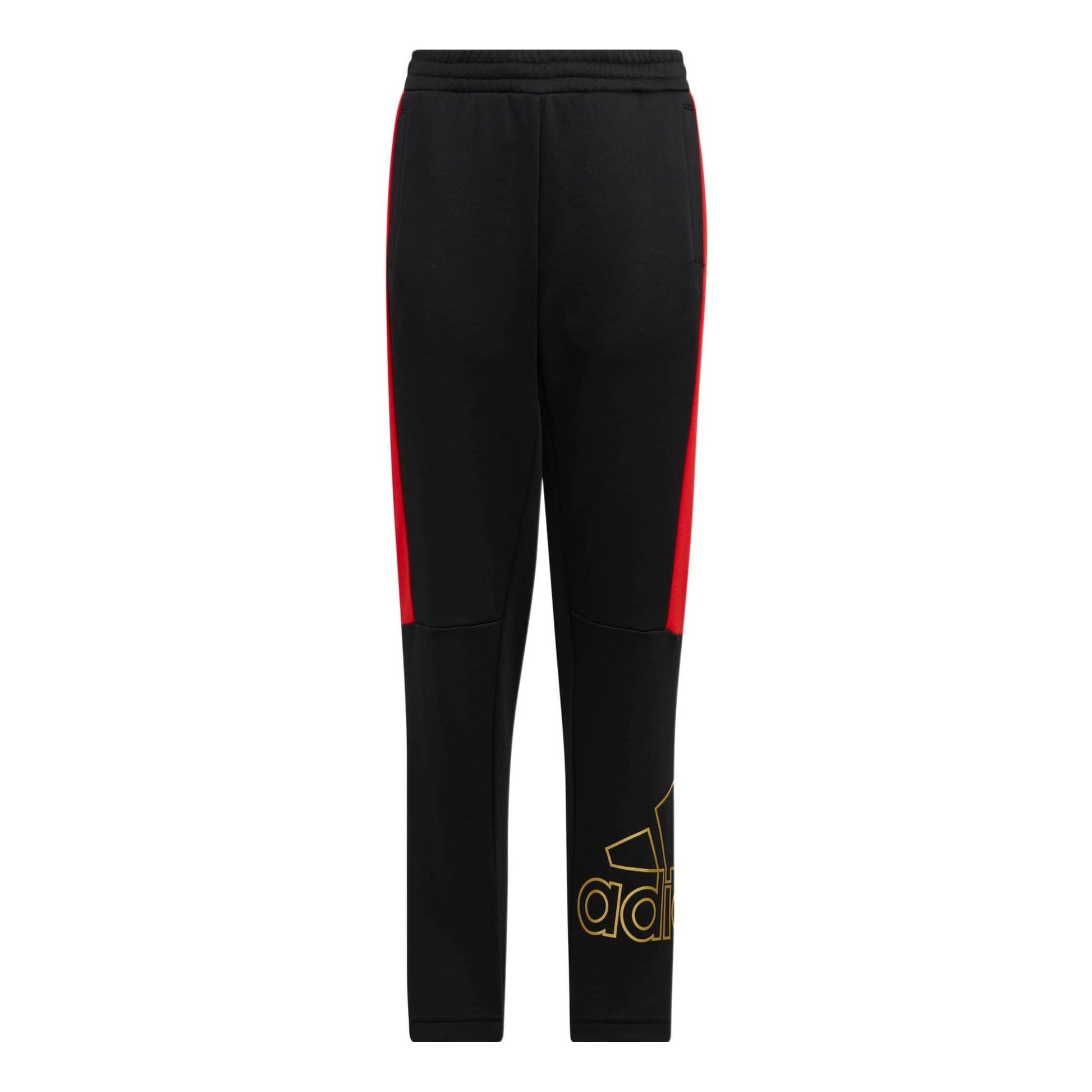 adidas Polyester Knit Pants Asia Sizing 'Black' HM9591