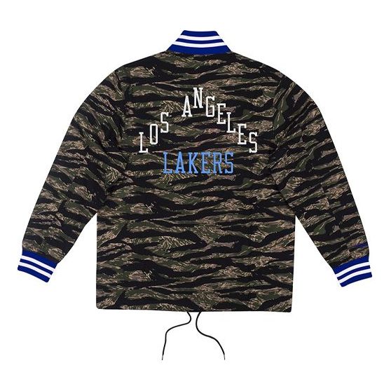 Mitchell & Ness x NBA Los Angeles Lakers Tiger Jacket 'Camo' BFJKBW19095-LALCAMO