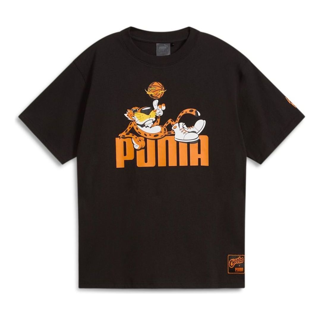 PUMA x CHEETOS Hoops T-shirt 'Black' 625873-01
