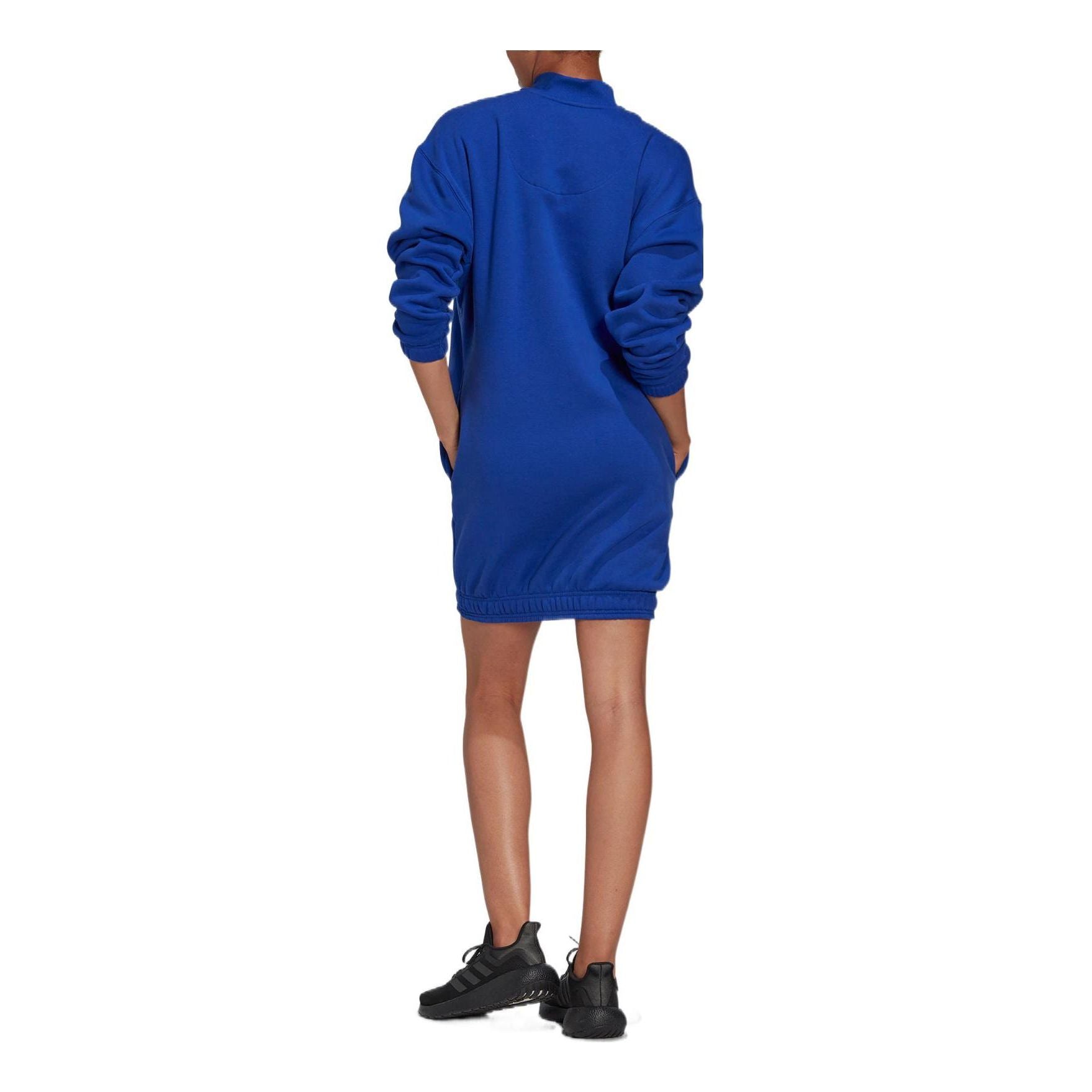 (WMNS) adidas Half-Zip Sweater Dress Asia Sizing 'Blue' HM2894