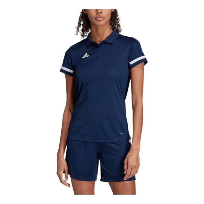 (WMNS) adidas Team 19 Polo Shirt Asia Sizing 'Navy' DY8863