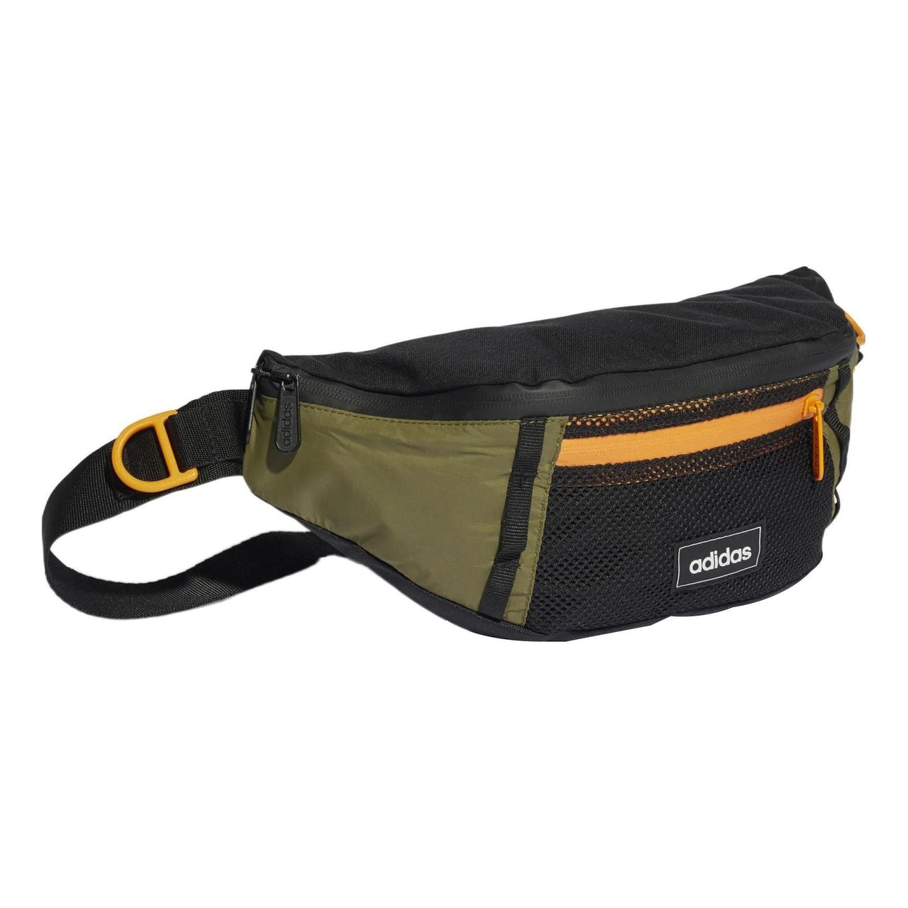 adidas Street Crossbody Bag 'Black Green Orange' HC7196