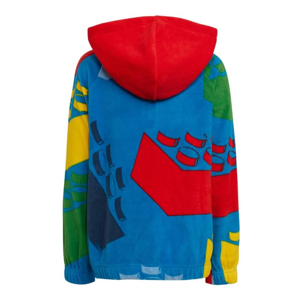 (GS) adidas x Classic LEGO Hoodie Asia Sizing 'Red Blue' HM2238