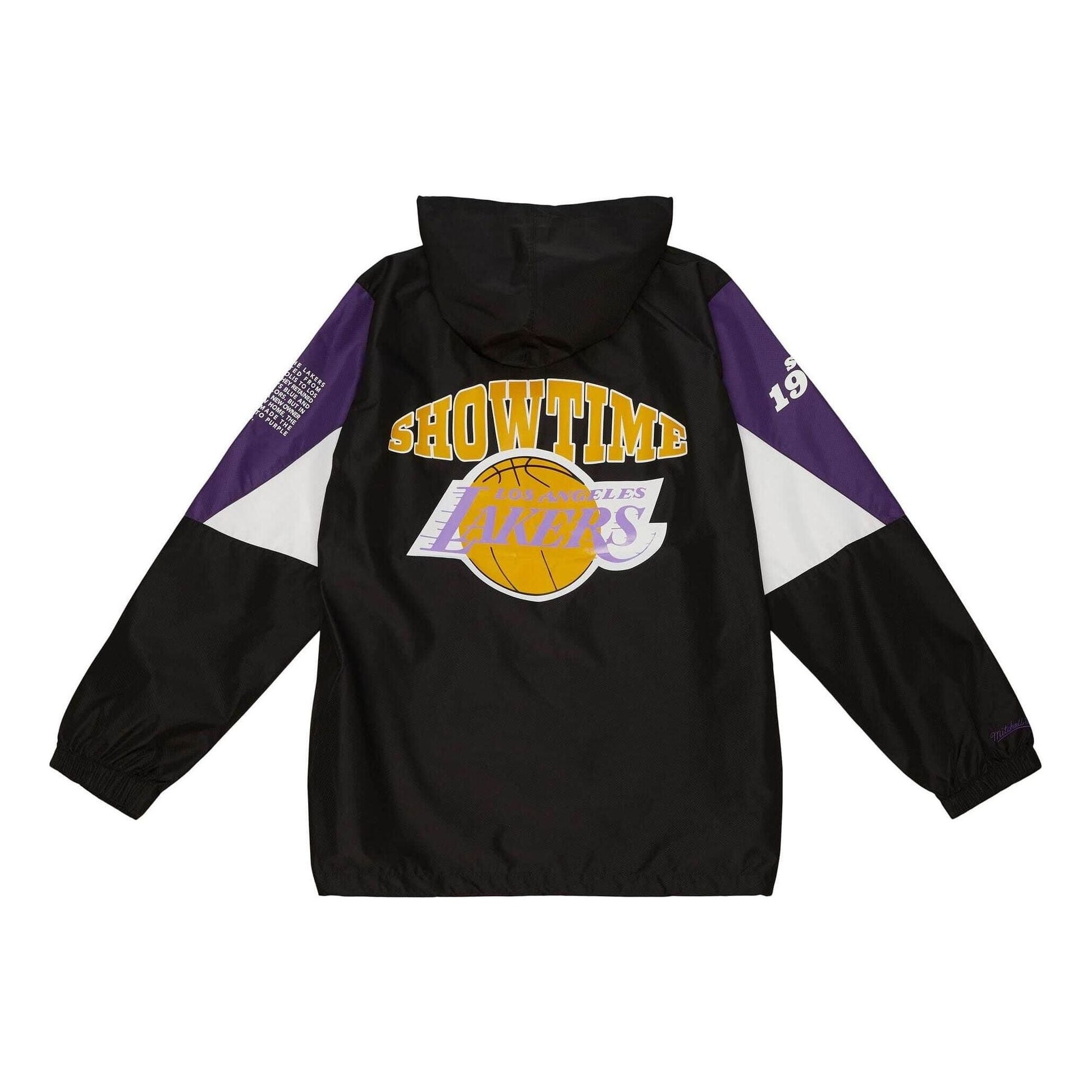 Mitchell & Ness x NBA Team Origins Pullover Anorak 'LA Lakers' OJPO5033-LALYYPPPBLCK