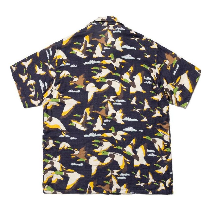 HUMAN MADE Tiger Gauze Aloha Shirt 'Yellow' HM25SH018