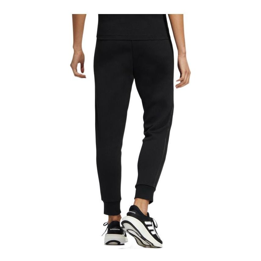 (WMNS) adidas Must Haves 3-Stripes Doubleknit Joggers Asia Sizing 'Black' HM7072