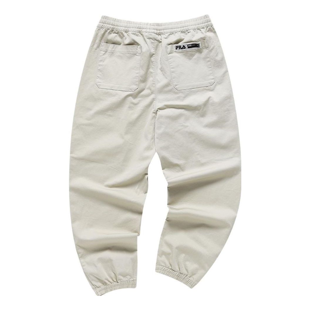 FILA FUSION Logo Long Pants 'Beige' T11M311807F-BN