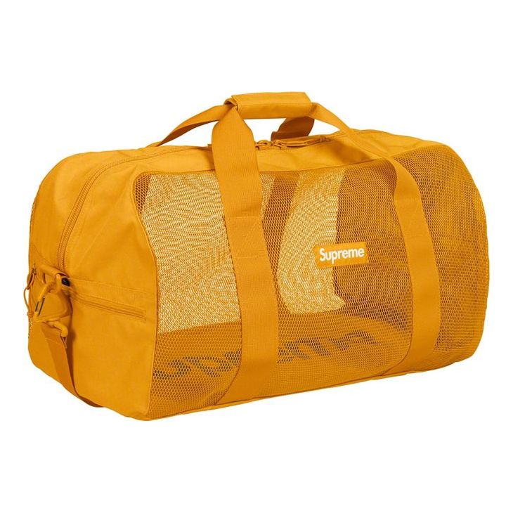 Supreme Big Duffle Bag 'Yellow White' SUP-SS20-084