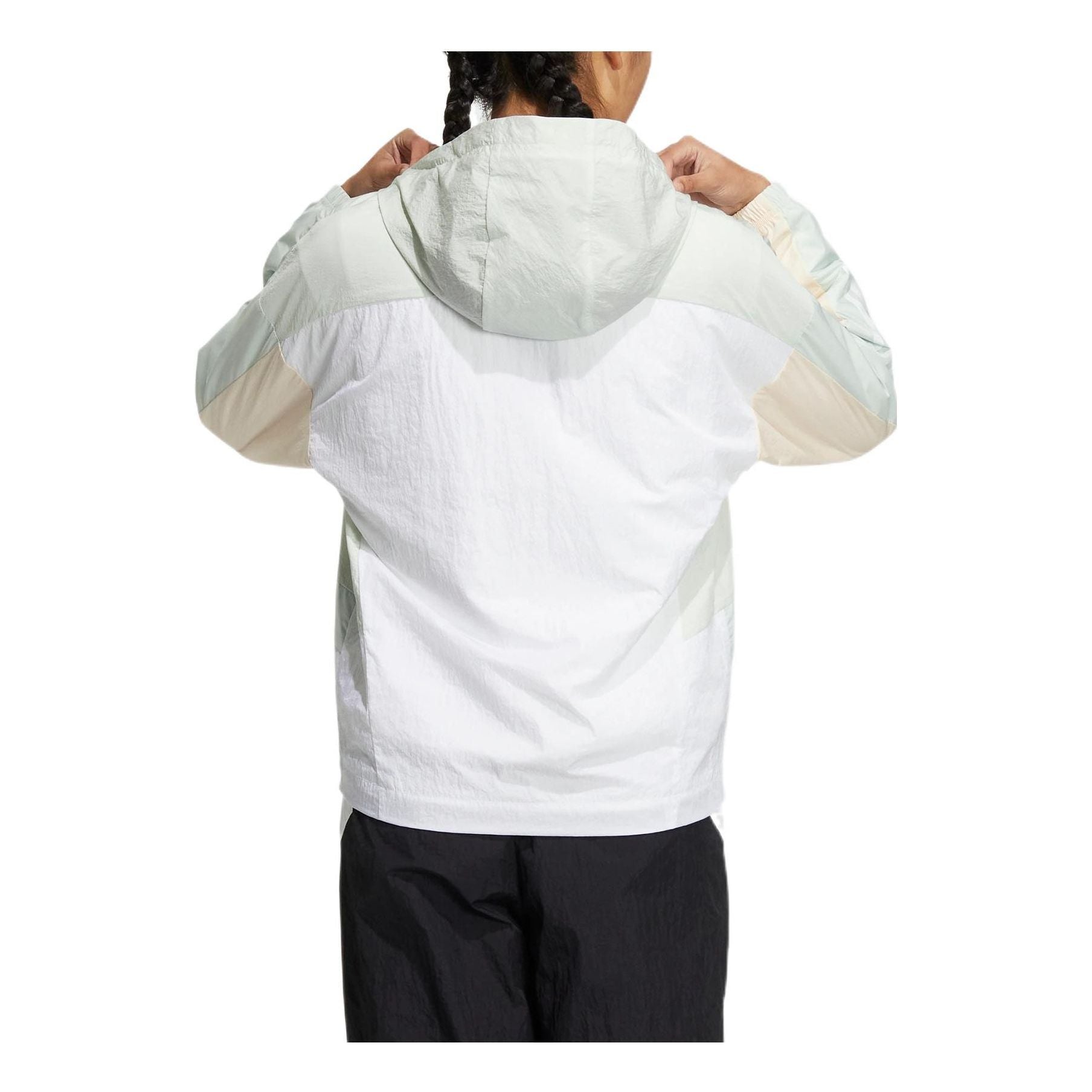 (WMNS) adidas Ust Woven Jacket Asia Sizing 'White' HM5279
