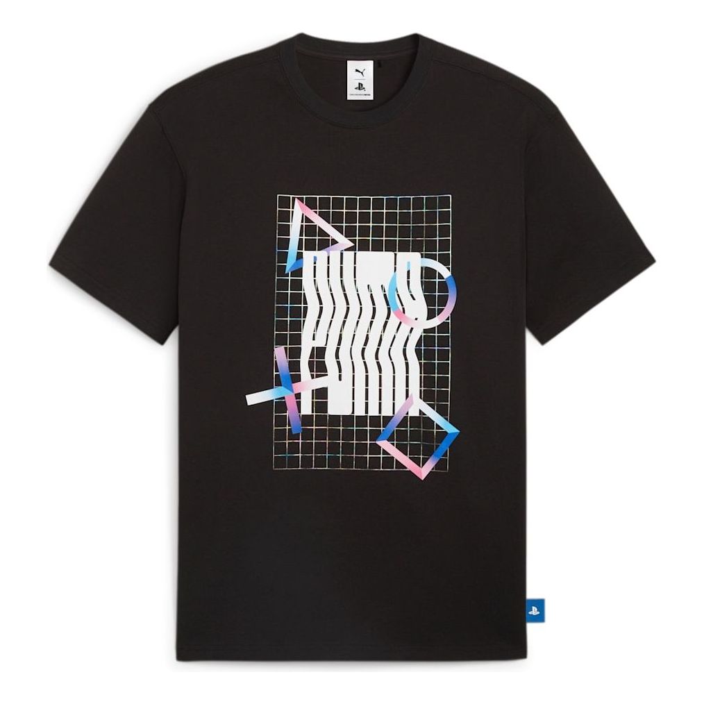 PUMA x PlayStation Elevated T-shirt 'Black' 624694-01