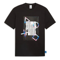 PUMA x PlayStation Elevated T-shirt 'Black' 624694-01
