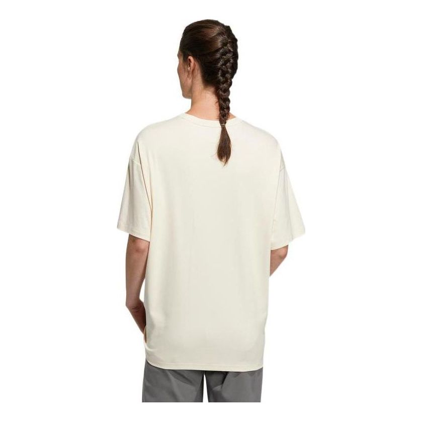 (WMNS) adidas T-Shirt Asia Sizing 'Beige' HZ7052