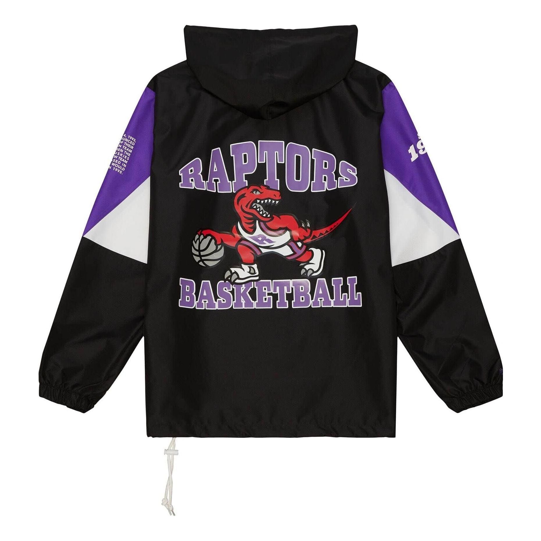Mitchell & Ness x NBA Team Origins Pullover Anorak 'Toronto Raptors' OJPO5033-TRAYYPPPBLCK
