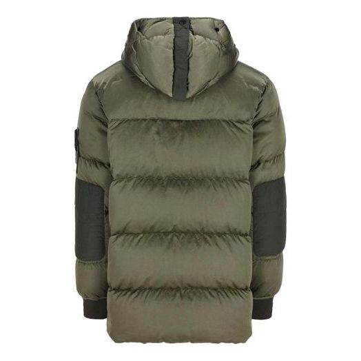 STONE ISLAND Water Repellent Split Hood Down Puffer Jacket 'Green' 751540821-V0055