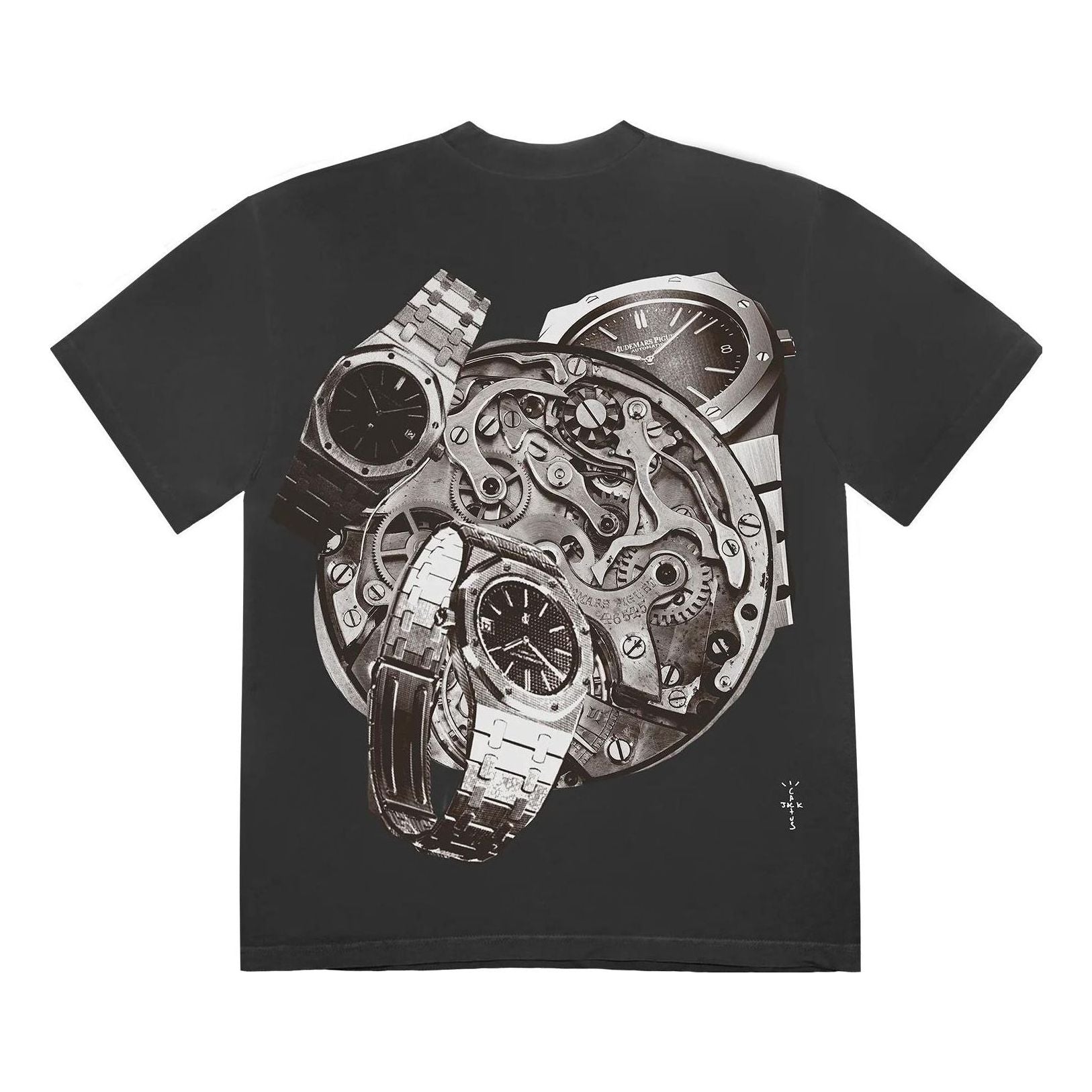 Travis Scott CJ x Audemars Piguet Collage T-Shirt 'Black' CJAP-SS01