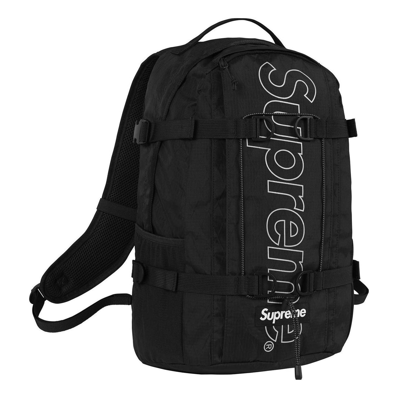 Supreme Backpack 'Black White' SUP-SS18-690