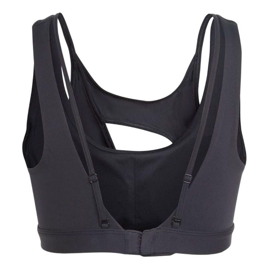 (WMNS) adidas Powerimpact Luxe Medium-Support Bra Asia Sizing 'Black' HS7267