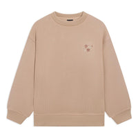 (WMNS) Li-Ning Embroidered Logo Sweatshirt 'Brown' AWDSB58-5