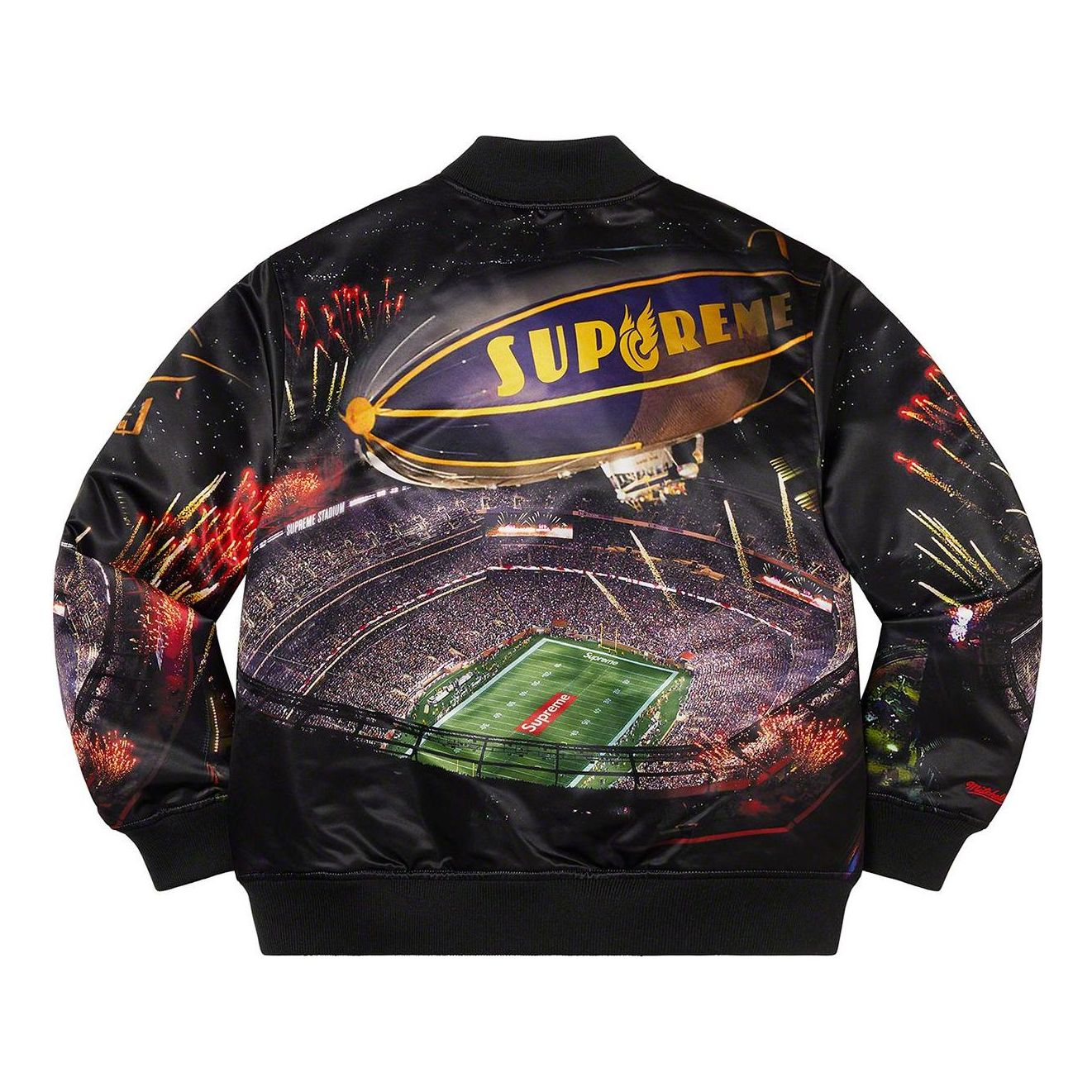 Supreme x Mitchell & Ness Stadium Satin Varsity Jacket 'Multi-Color' SUP-SS22-861