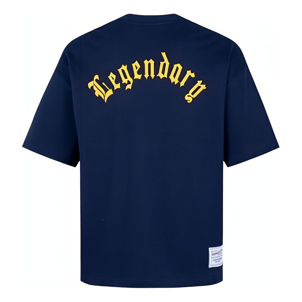 Mitchell & Ness Logo Legendary T-shirt 'Navy' MNJYSST23016-NAVY