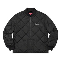Supreme Quit Your Job Quilted Work Jacket 'Black Red White' SUP-FW21-233