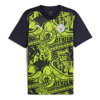 PUMA Manchester City Pre-Match Jersey 'Yellow Blue' 777578-14