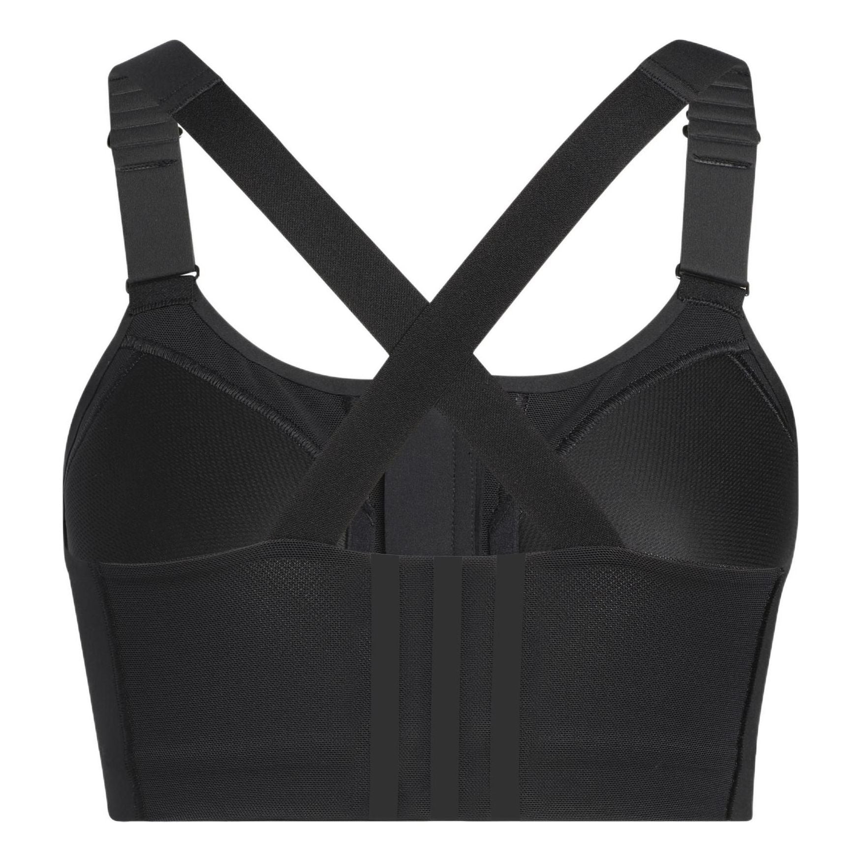 (WMNS) adidas Tlrd Impact Luxe Training High-Support Zip Bra Asia Sizing 'Black' HC7497