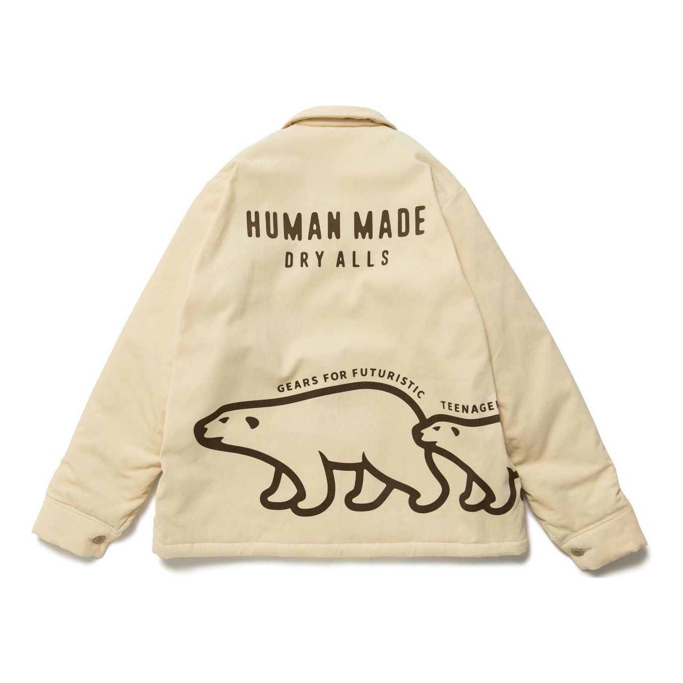 HUMAN MADE Corduroy Jacket 'White' HM24JK021