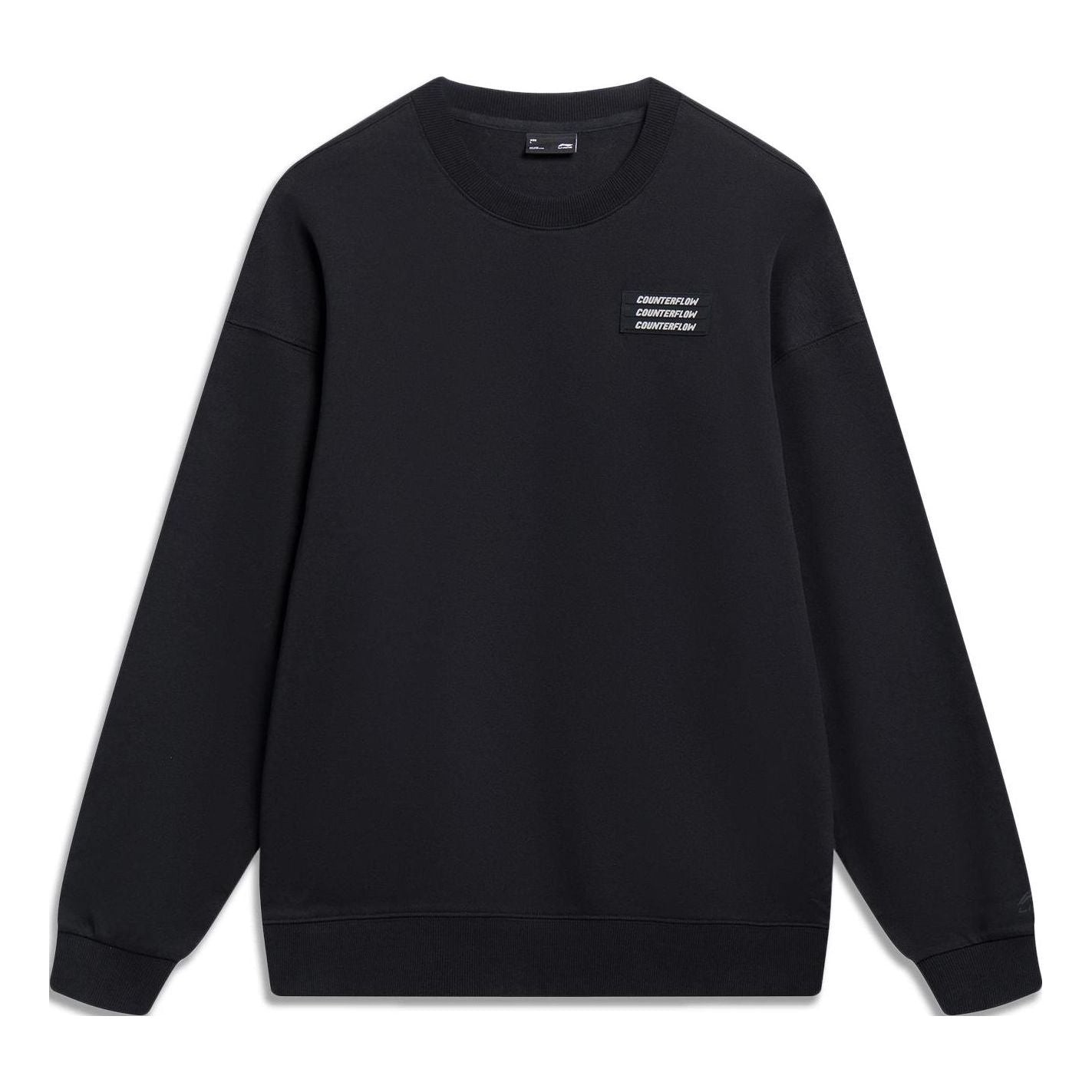 Li-Ning Counterflow Triple Logo Sweatshirt 'Black' AWDT533-1
