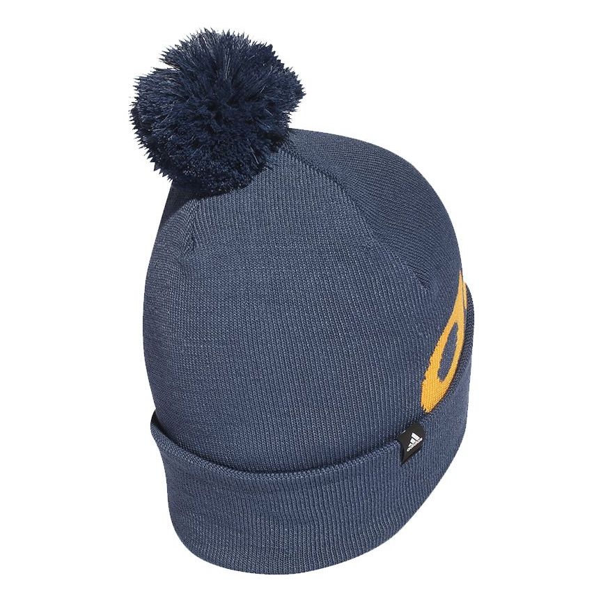 adidas Pompom Beanie 'Teal Yellow' H32426