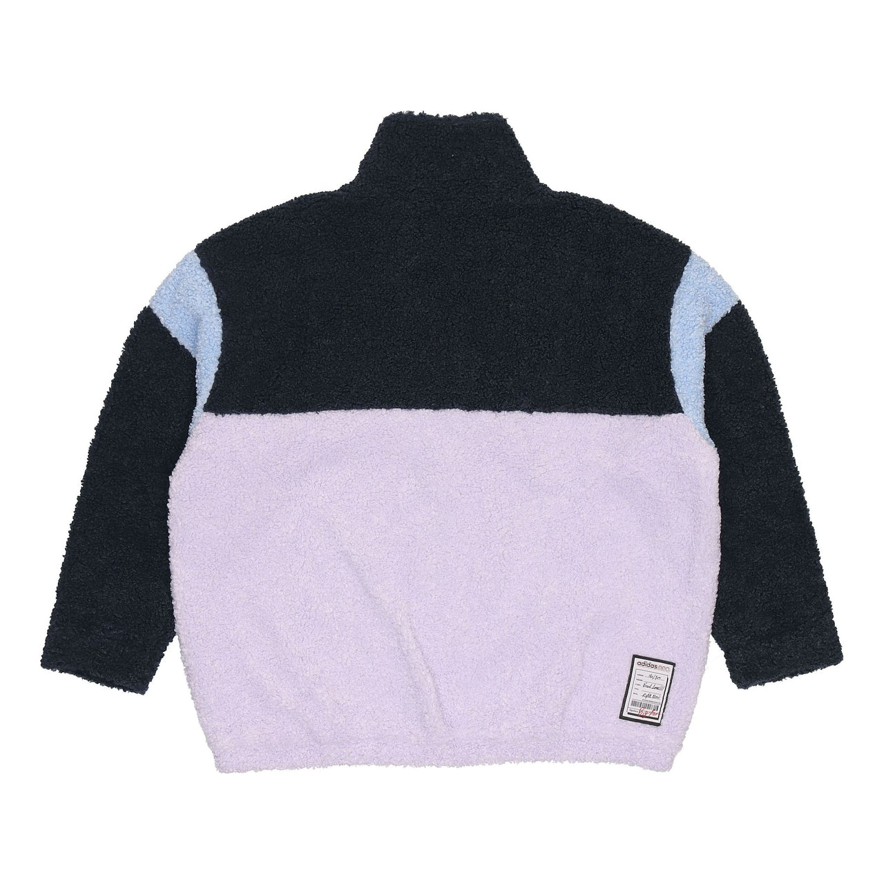 (WMNS) adidas Neo Fleece Jacket Asia Sizing 'Purple Black Teal' GU0838