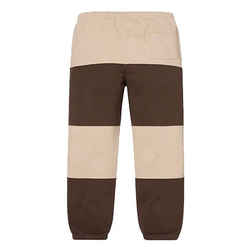 Supreme x Nike Stripe Sweatpants 'Brown Tan' SUP-SS19-10151