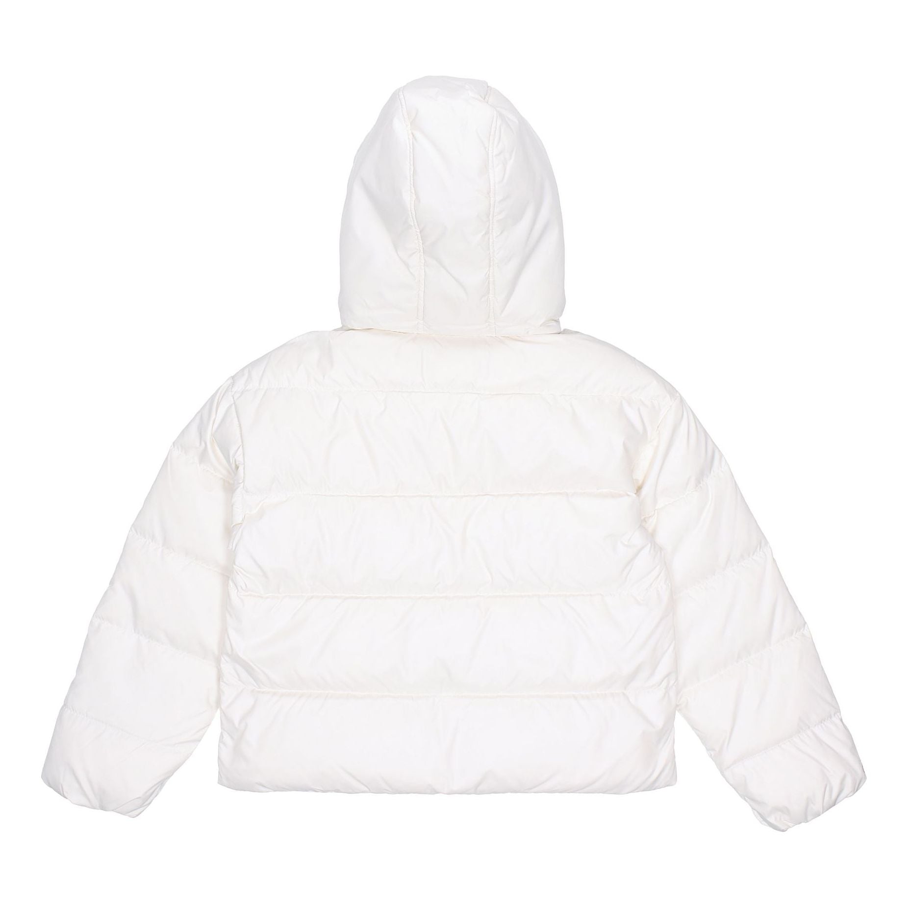 (WMNS) Converse Short Down Textile Jacket Asia Sizing 'White' 10021998-A02