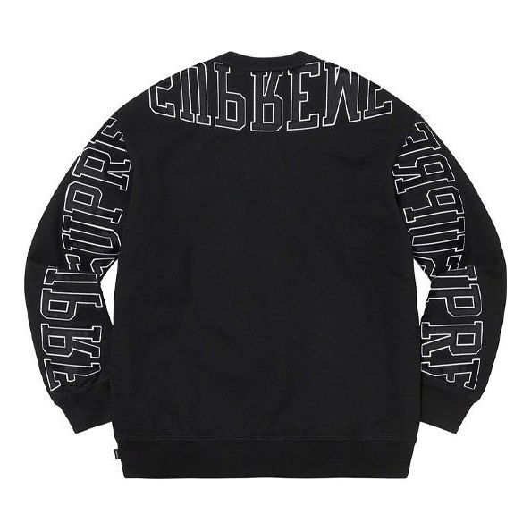 Supreme Multi Arc Crewneck 'Black White' SUP-SS22-813