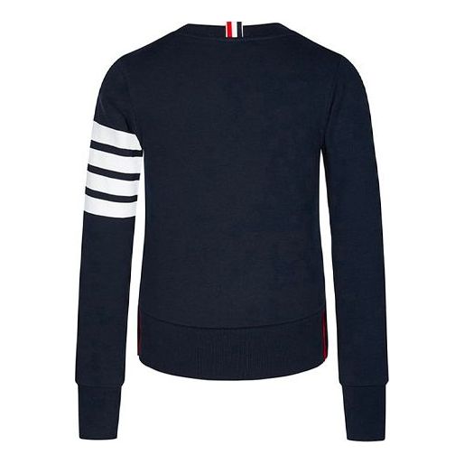 (WMNS) THOM BROWNE Sweatshirt 'Navy' FJT002A-00535-415