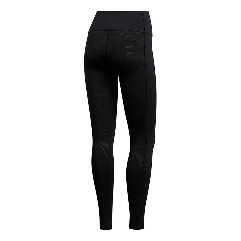 (WMNS) adidas Believe This Glam On Long Tights Asia Sizing 'Black' GD1486