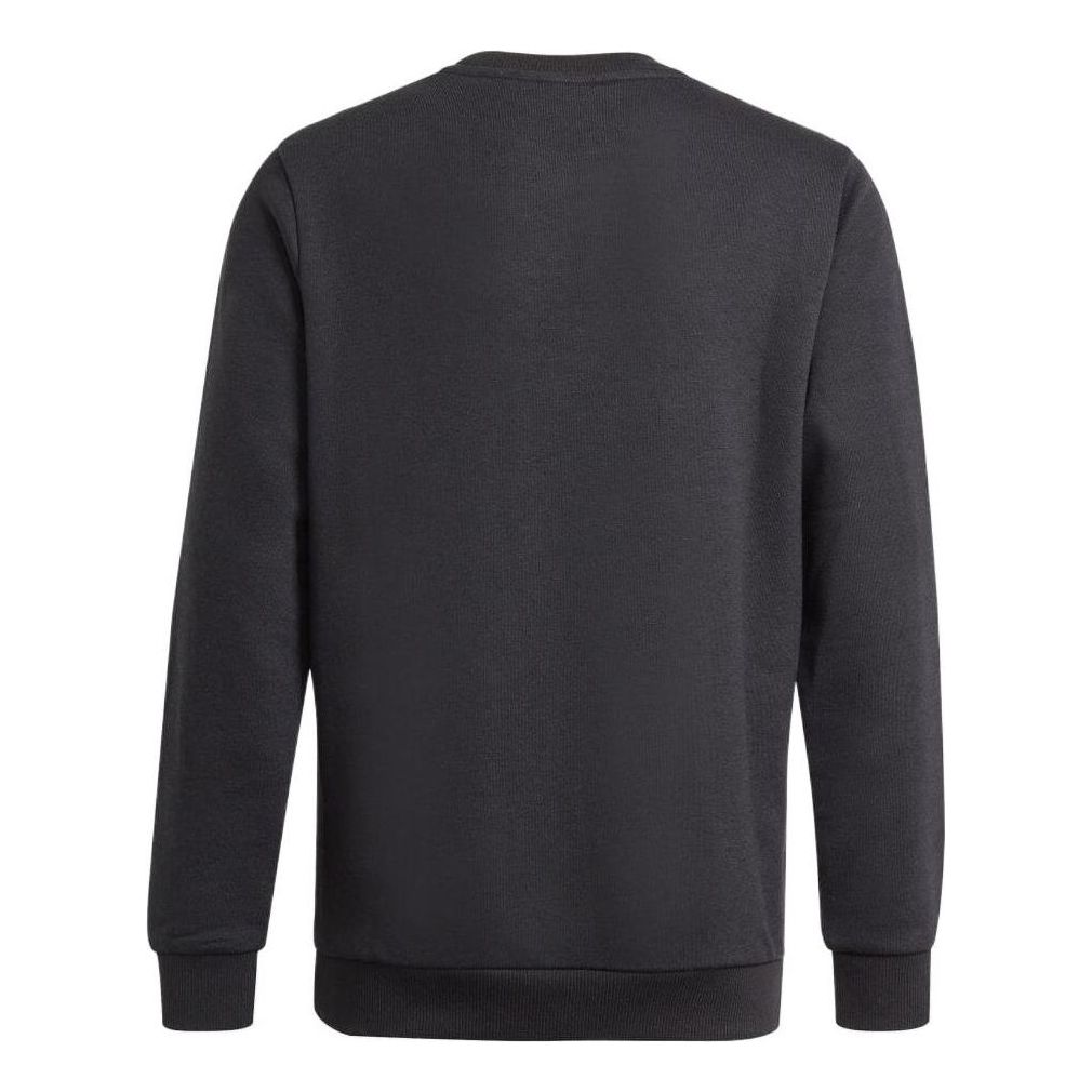 (GS) adidas Essentials Sweatshirt Asia Sizing 'Black White' GN4029