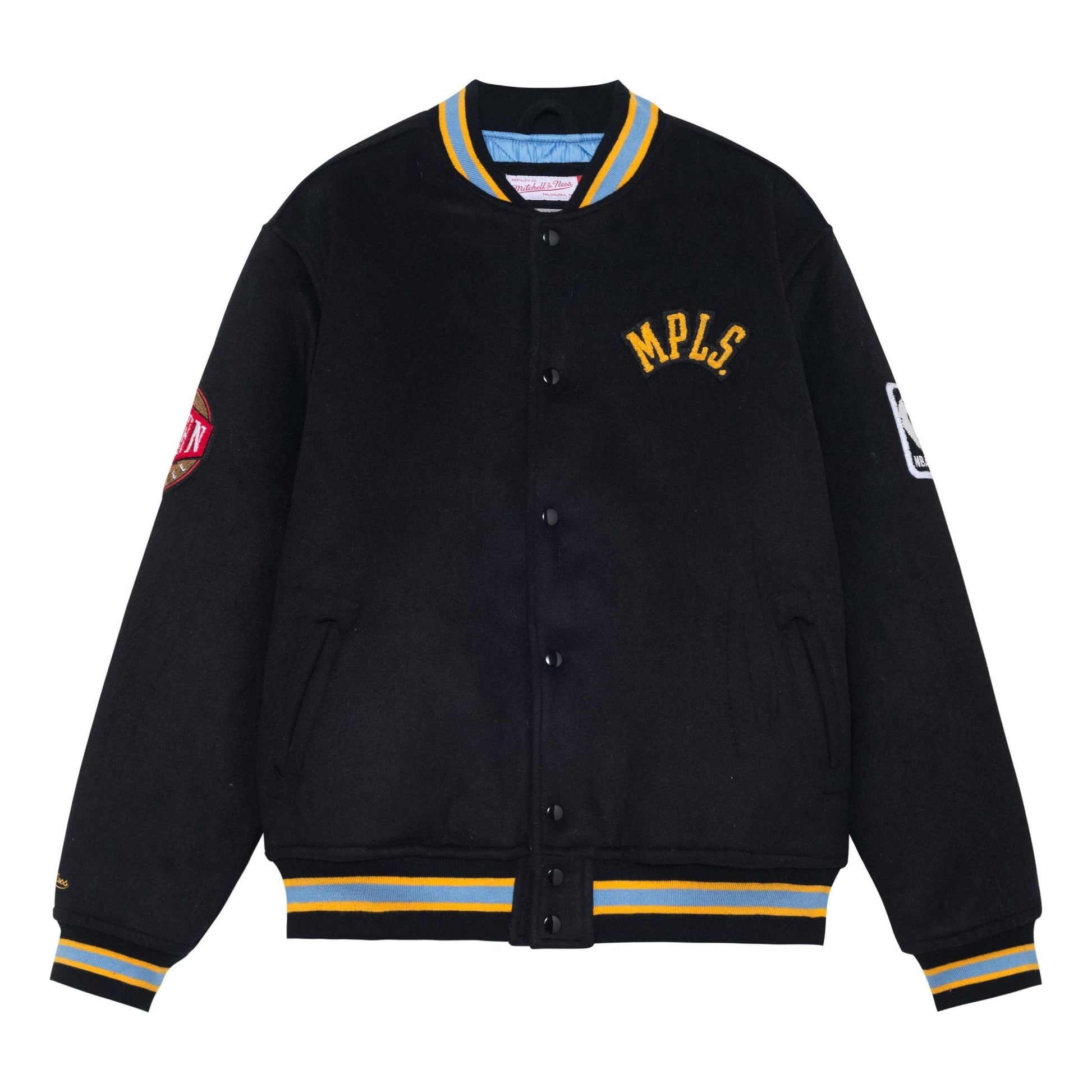 Mitchell & Ness x Nba Hardwood Classics Wool Varsity Jacket 'LA Lakers' OJBF5376-MLAYYPPPBLCK